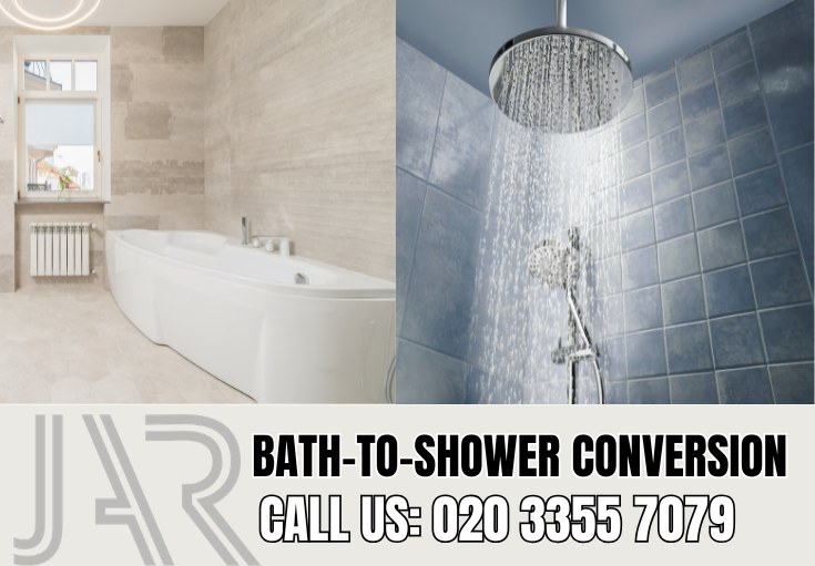 Bath to Shower Conversion by Westminister Bathroom Fitters
